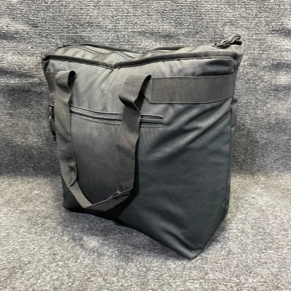 TOURIT SCTZ200310003 Black Zippered Insulated Soft Sided Cooler‎ Tote Bag